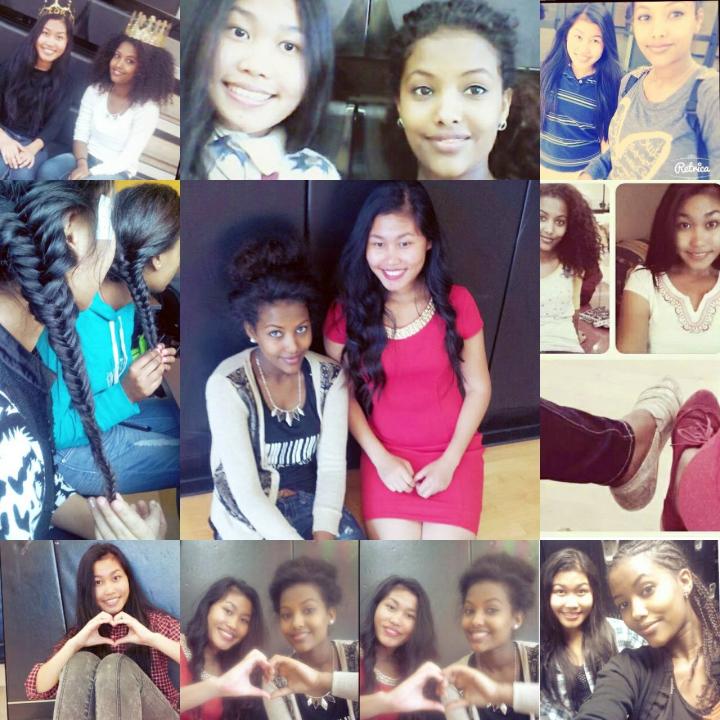  With my bestie