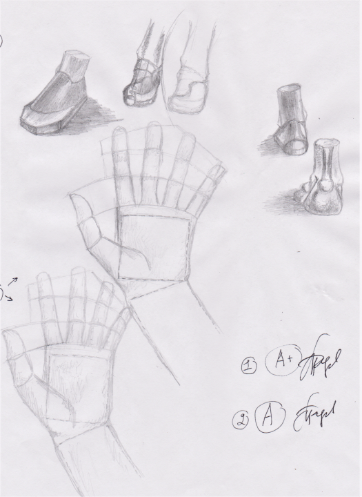 Feet and hands