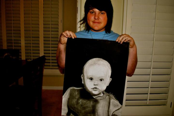 My Baby Pic /Charcoal