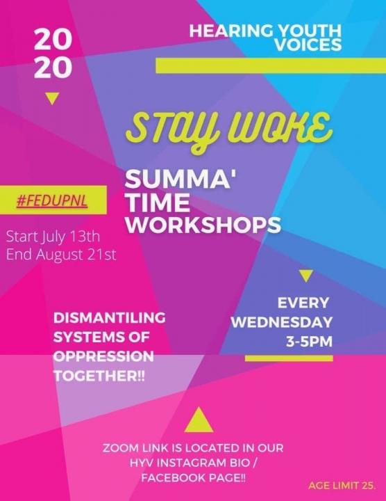 Stay Woke Workshops 